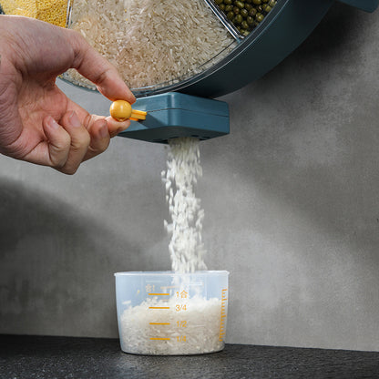 Wall-Mounted Storage Grain Dispenser