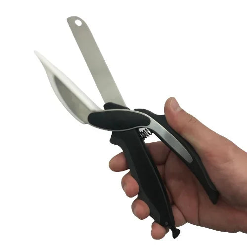 2-in-1 Kitchen Scissors (Stainless Steel)