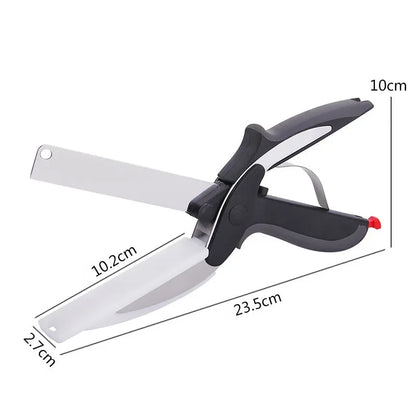 2-in-1 Kitchen Scissors (Stainless Steel)