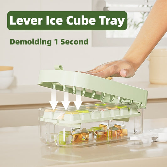 Lever Ice Box Cube Tray